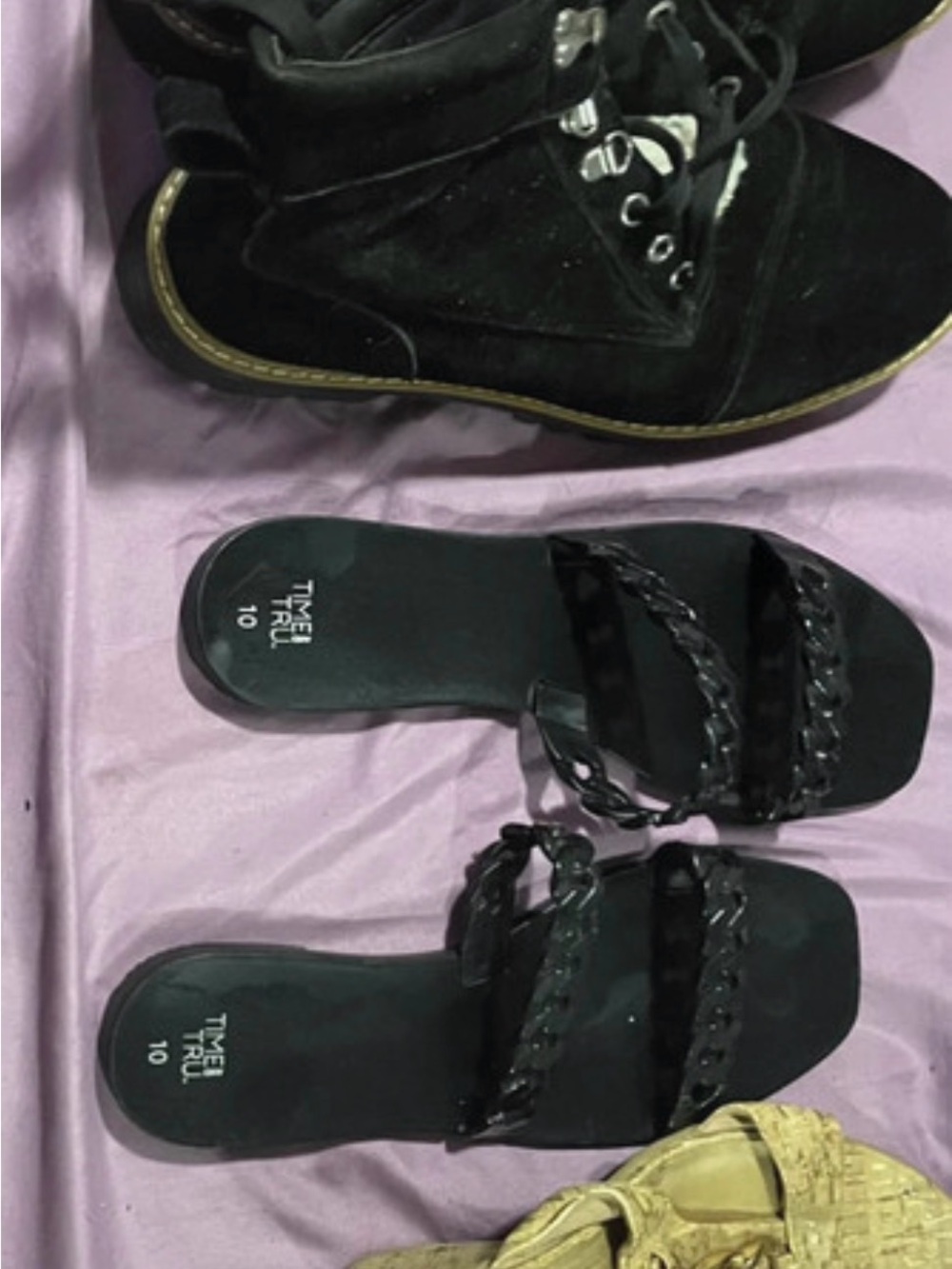 3 pair of shoes